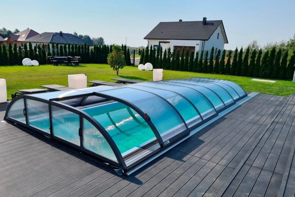 HORIZON 4X8 POOLTAK KLARGLAS FÖRMONTERAT - Bild 6