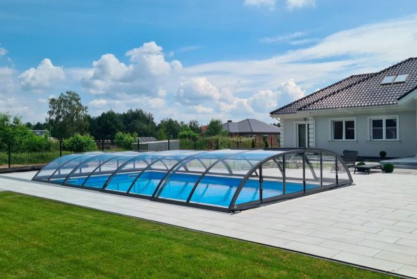 HORIZON 4X8 POOLTAK KLARGLAS FÖRMONTERAT - Bild 4