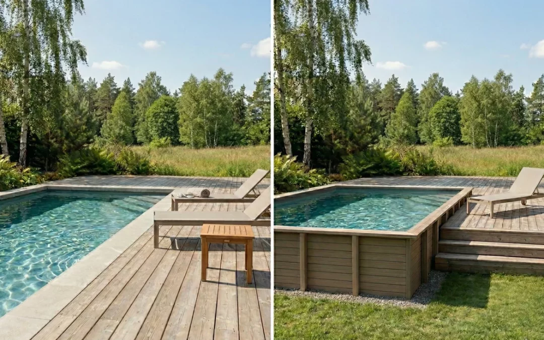 Ovanmarkspool vs nedgrävd pool