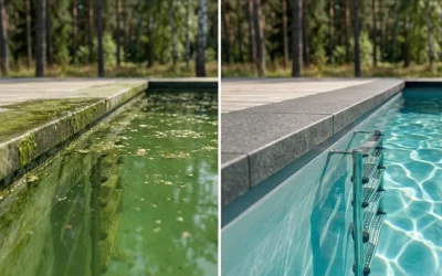 Grönt eller grumligt poolvatten?