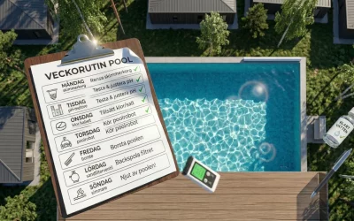 Veckorutin för optimal vattenkvalitet